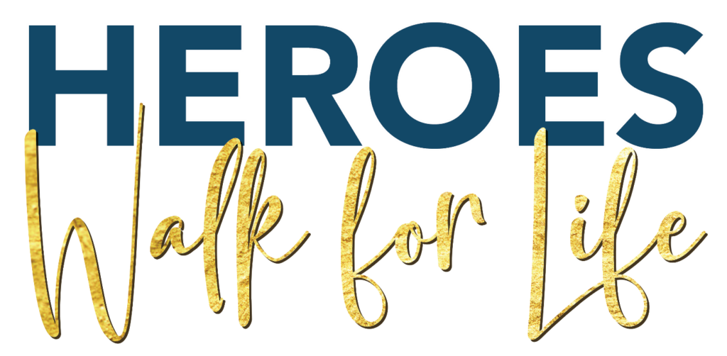 heros walk for life logo